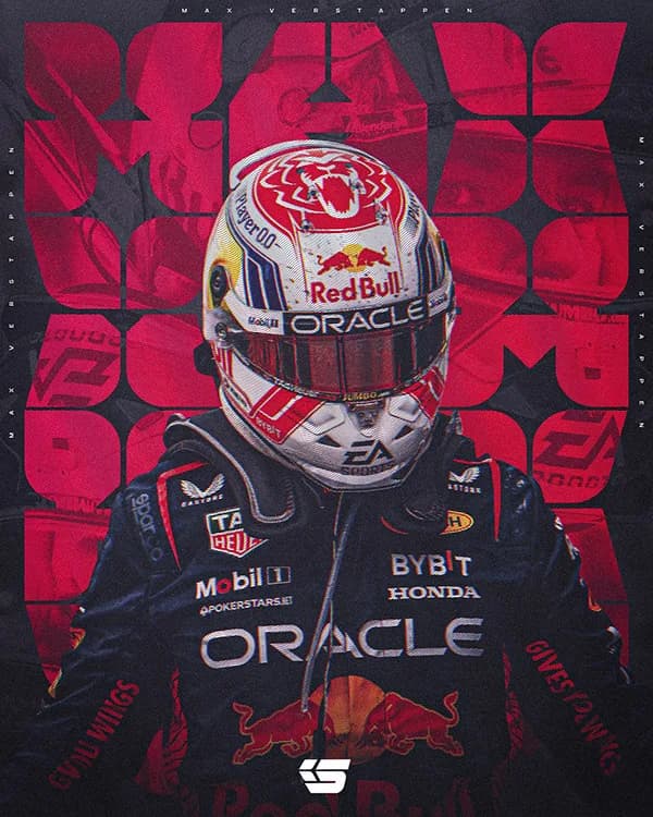 Max Verstappen Red Bull Poster